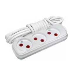 Удлинитель электрический Horoz 200.305.303 3locuri 5m 2x0.75