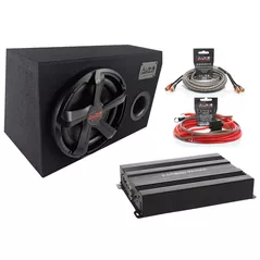 Авто-колонки Audio System Bass-Set-10 Carbon-200.4 +Pcs 6 +Z-Evo 5.0m Eco