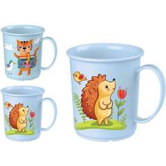 Чашка Бытпласт 45676 Кружка детская Пластишка 180ml, голубая