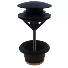Sifon pentru chiuvetă bucătărie HERZ Scurgere Quick-Clack Black UH16009B