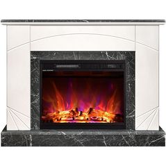 Камин электрический ArtFlame Madeira lux & Lorance, 850x1100x270 mm, Fildeş