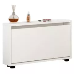 Raft pentru încălțăminte Mobildor-Lux Leo Slim 50x16x47H cm White