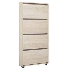 Полка для обуви Mobildor-Lux Leo Slim 90x16x164H cm Sonoma