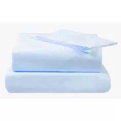Lenjerie de pat pentru copii Veres 153.5.004 Сменная постель голубая (90*110,40*60) (3ед.)