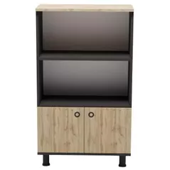 Офисный шкаф Smartex Mini Чёрный/Дуб Тёмный