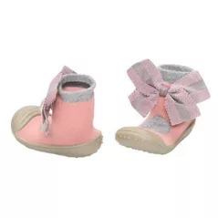 Haine pentru copii U-Grow USK-1-23 Șosete cu fundiță antiderapante pentru copii, mărimea 23