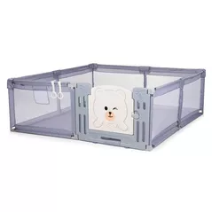 Țarc Chipolino KOIAM0251GY Amico 180/200cm, with door, grey