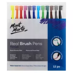 Set de creație Mont Marte MMPM0046 Set de markere-pensula, 12buc