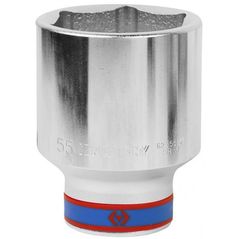 Set de tubulare, bite, duze King Tony 623555M Cap tubular adânc, 55 mm, 6 laturi, 3/4"