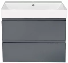 Шкаф под умывальник Bayro подвесной Studio Stance 700 антрацит мат