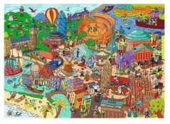 Puzzle Trefl 37481 Puzzle 500. Spy Guy Lost Items: Europe