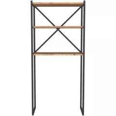 Этажерка Bofigo Для стиральной машины, металлический каркас, 66x34x160 см, Дуб (13-03-02)
