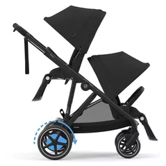 Сărucior pentru copii Cybex 524000517 e-Gazelle S BLK BP Moon Black