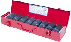 Set de tubulare, bite, duze King Tony 6410MP набор 3/4" ударных головок, глубоких 6 гран. 26-38мм, 8 пр.