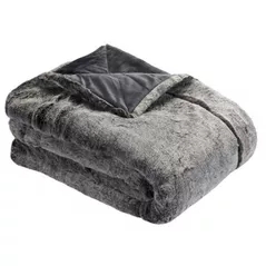 Cuvertură Bugatti fashion 3885/800 Fur blanket bugatti 150х200 Grey