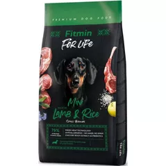 Корм для питомцев Fitmin Dog For Life Lamb & Rice Mini 12 kg