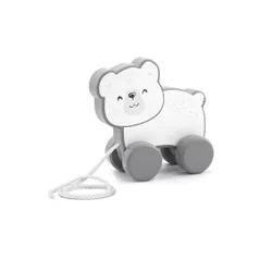 Игрушка каталка Viga 44001 Jucărie de tras, cu șiret Urs Polar