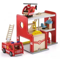 Игрушка Viga 50828 Fire Station w/Accessories