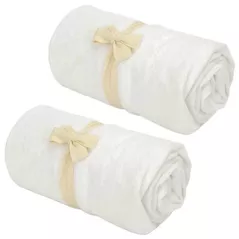 Lenjerie de pat pentru copii Premaman PCI6LL-BLA-UNQ Viscose, 120x60 cm