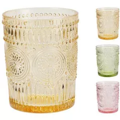 Свеча Holland 12784 Подсвечник стеклянный Орнамент 8x10cm