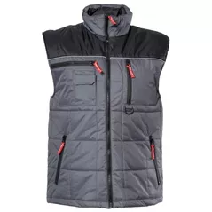 Îmbrăcăminte de lucru Lahti Pro 7502904 LPBO1XL vestă căptuşită, poliester, 145g/m2, gri-negru, XL-176-182