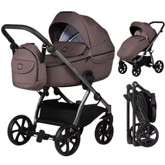 Сărucior pentru copii Tutis 2in1 UNO5+ Essential 2/1 Cacao (1402159)