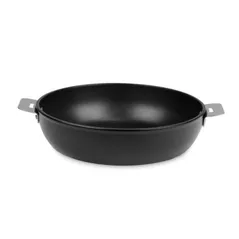 Кастрюля Cristel S28CWTE Cookway Ultra 28cm negru (fara manere)