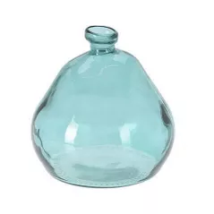 Ваза Holland 50918 стеклянная Бутыль H19сm, D17cm цветная