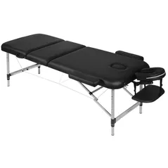 Masă de masaj Naipo MGBC-301H Black 3 fold ,Aluminum Feet