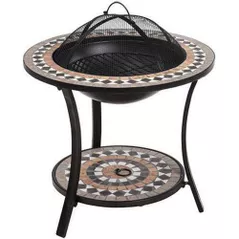 Grătar Holland 44834 Ambiance Барбекю круглый на ножках Mozaic D44cm, H58cm