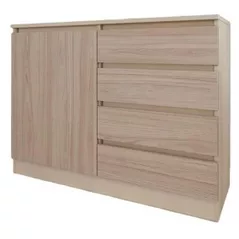 Комод Smartex (16094) Т2 120cm Ivory+Stejar Deschis