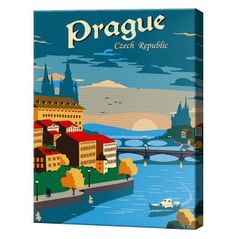 Tablou pe numere Art Gallery EX7704 30x40cm Praga. Poster