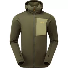 Одежда для спорта Rab Jacheta barbati Superflux Hoody Army L (QFG-13-ARM-LRG)