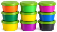 Set de creație Okto 7000218 Set de plastilină ușoară 5 culori, 2 modele