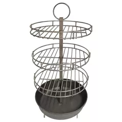 Ceaun grătar Grand Tandyr GT0036 Suport Tandoor Etajera Grilaje&Tava 4 Nivele D27
