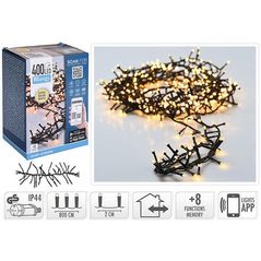 Гирлянда Promstore 49236 Огни новогодние Нить 400LED т-бел 8m, управл-интернет, 8р