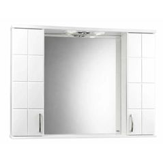 Зеркало для ванной Mashtab 5547 Domino 1000x200x720 Alb