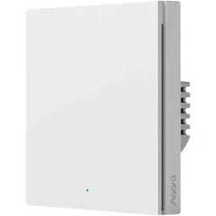 Выключатель электрический Aqara H1 PRO - 1 клавиша (c нулём) квадратный подрозетник, белый (QBKG30LM)