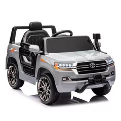 Mașină electrică pentru copii Golden Baby S312 Toyota Land Cruiser, argintie, GB2277