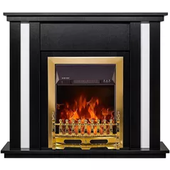 Камин электрический ArtFlame Gustavo & Galileo gold, 950x1100x270 mm, Negru