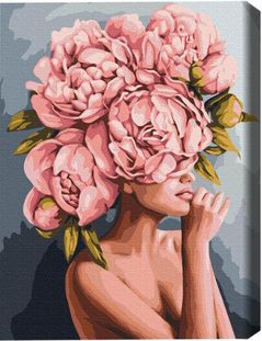 Tablou pe numere BrushMe BS51481 40x50cm (în cutie) Atingere de bujori