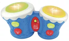 Jucărie muzicală Huanger (78652) Tobă pentru bebeluși cu baterii HE0505