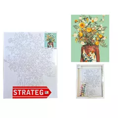Картина по номерам Strateg 57254 Cap inflorit 40x50cm