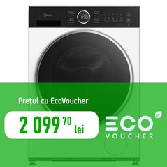 Стиральная машина с фронтальной загрузкой Midea MF205W80BA30/W-BK