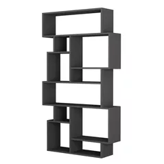 Raft de birou Trendy Karmato, Antracit 96x168x25cm, raft de carti