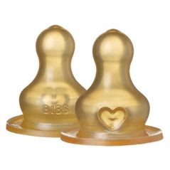 Suzetă BIBS 5000050 Set 2 tetine din latex pentru biberon cu flux mediu