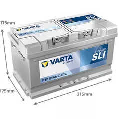 Acumulator auto Varta 85AH 800A(EN) клемы 0 (315x175x175) S5 010 (585200080K262)