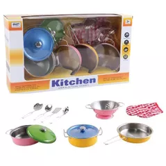 Игрушечная кухня и посуда Essa 555-CS002 Кухонный гарнитур (11 предметов)