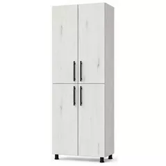 Dulap Mashtab S12514 Dulap cu 4 uși (600x340x1900) Stejar Alb