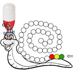 Набор для творчества BuBu PAR016 Vopsea albă pentru pictură cu degetele, 250 ml